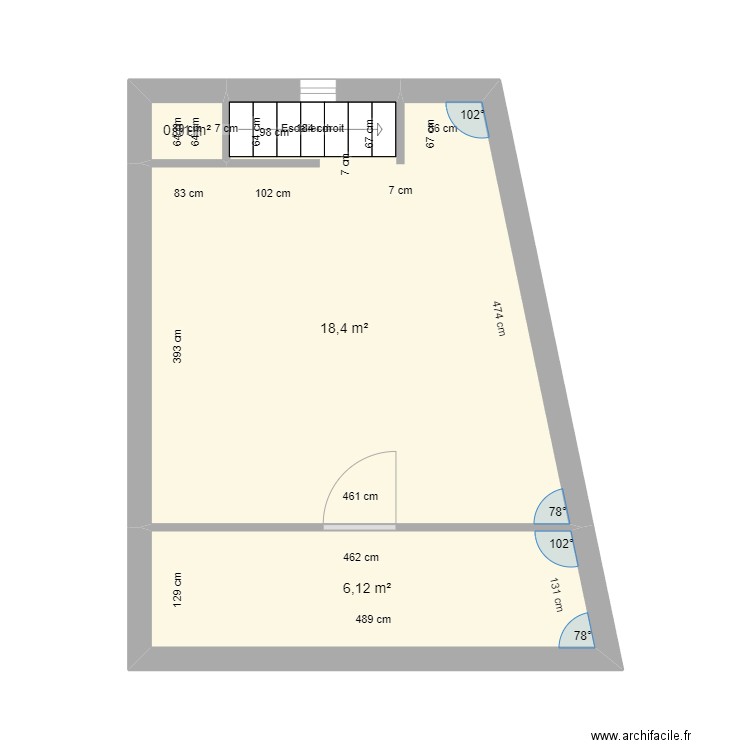 Plan La Compote grenier. Plan de 0 pièce et 0 m2