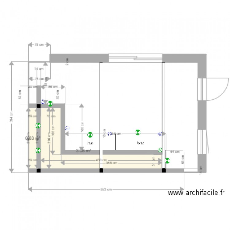 terrrasse. Plan de 0 pièce et 0 m2