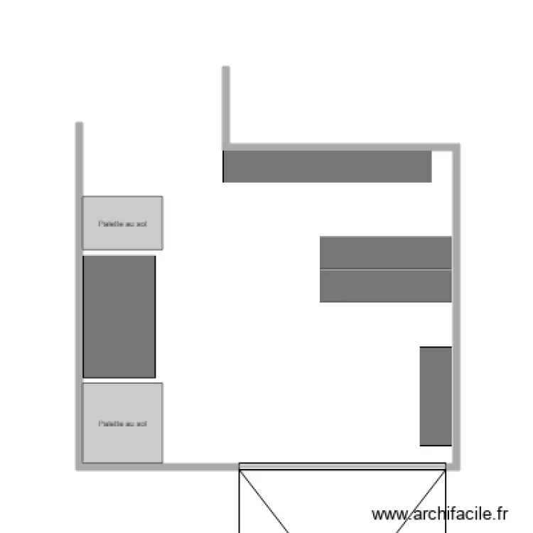 STOCKAGE CETECO VIRIAT. Plan de 