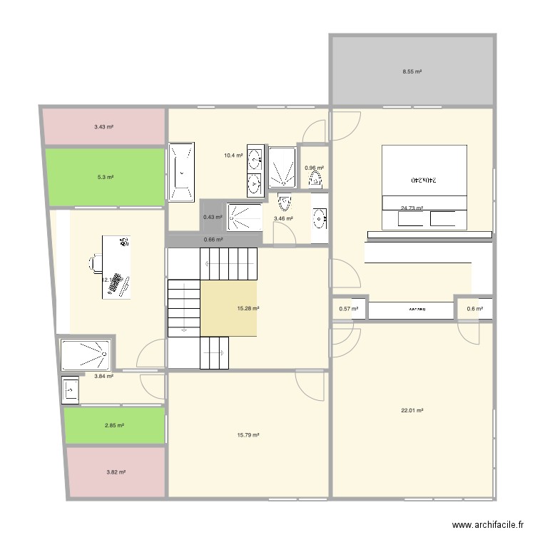 Raquette 1er V12. Plan de 0 pièce et 0 m2