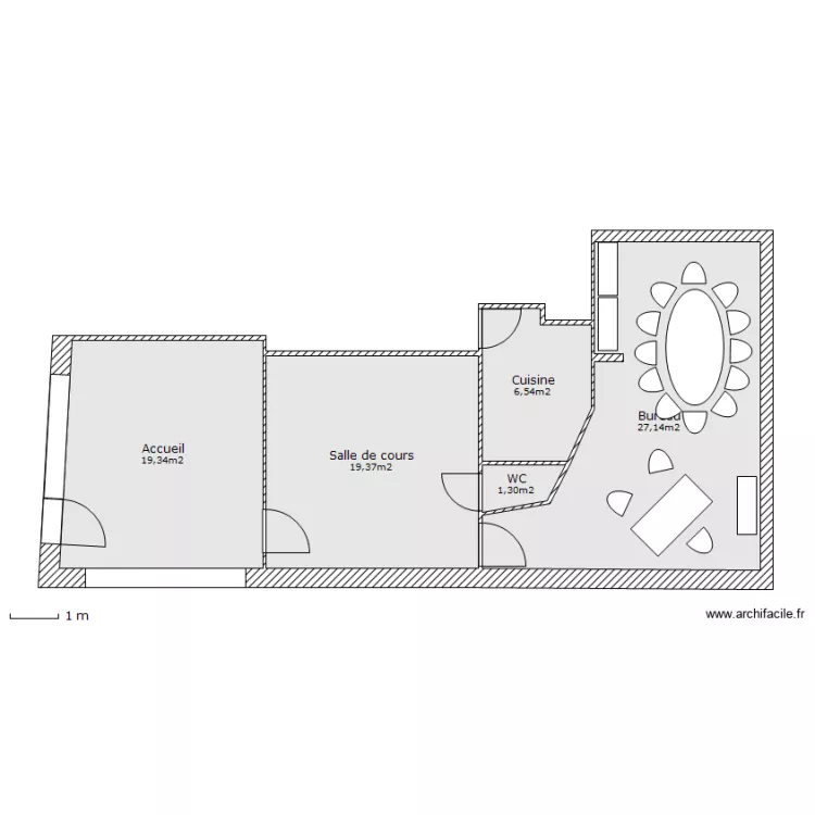 plan final non cot&eacute;. Plan de 