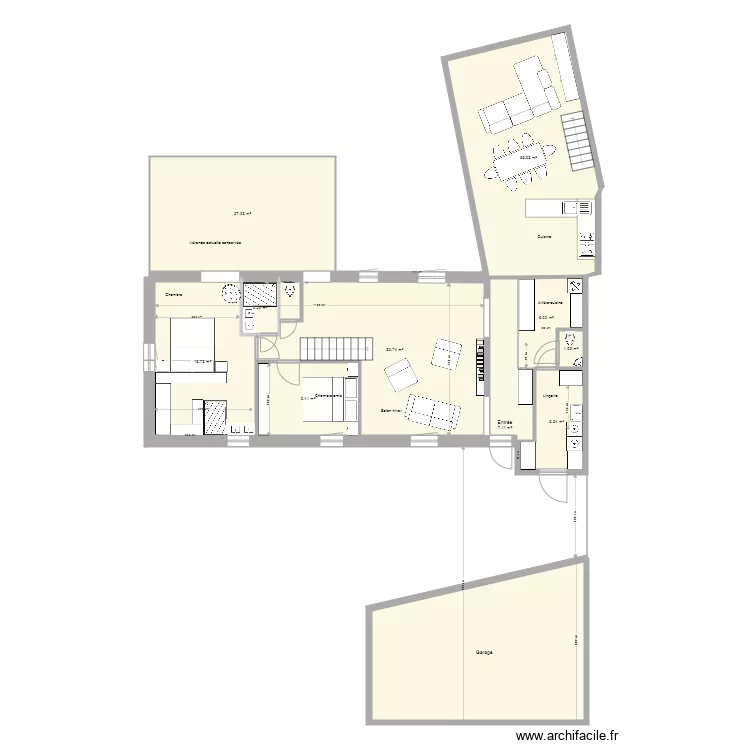 Maison Trezien Plan Jegado 5 Version Kalou bas 2. Plan de 