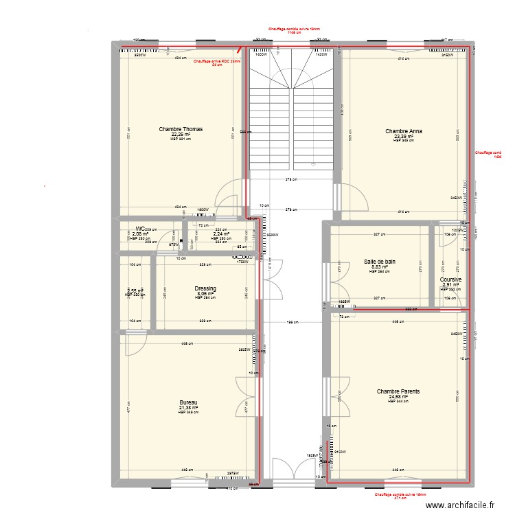 Pignan premier etage. Plan de 0 pièce et 0 m2