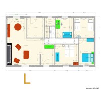 Luneray bleu avec meuble sans véranda v2