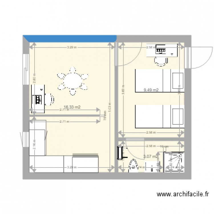 POLYCARPE. Plan de 0 pièce et 0 m2