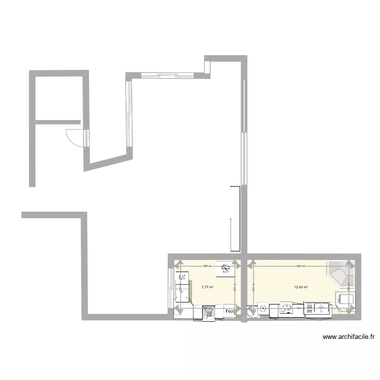Cuisines. Plan de 