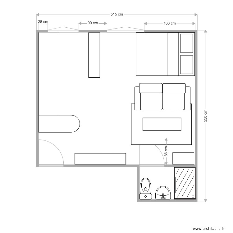 58 Gallieni V2. Plan de 0 pièce et 0 m2