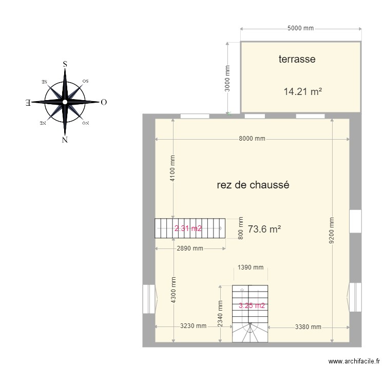 plan interieur 1. Plan de 0 pièce et 0 m2