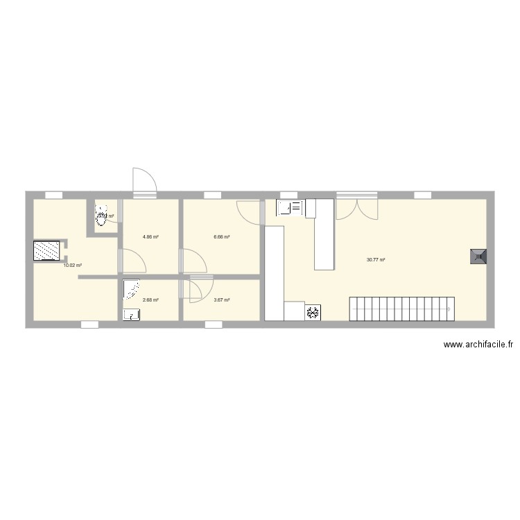 club bas. Plan de 0 pièce et 0 m2