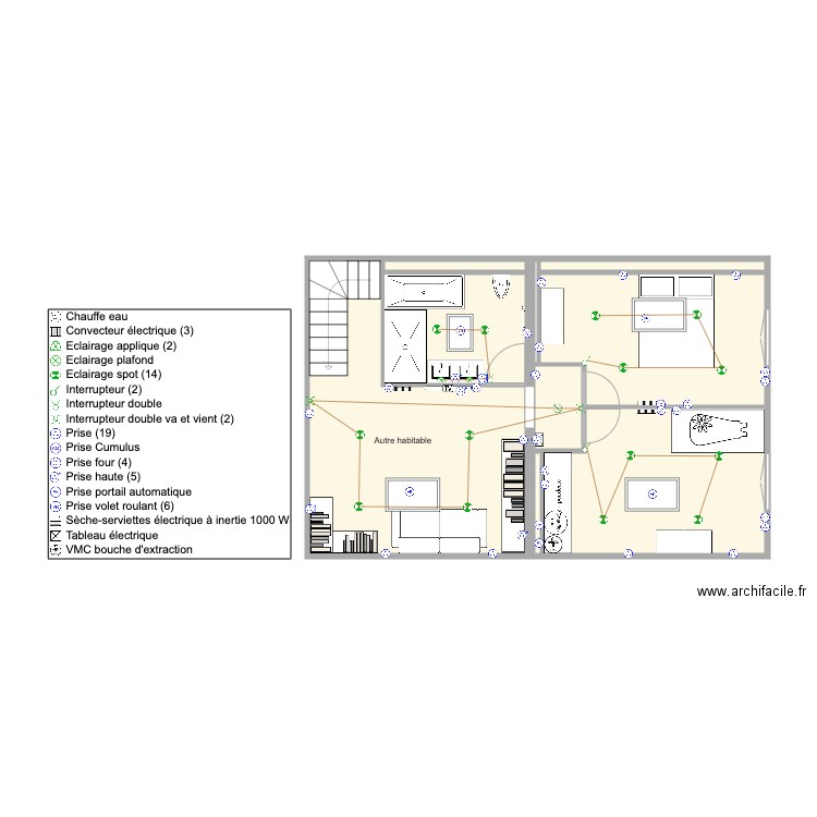 Plan R2 Plomberie et Elec. Plan de 0 pièce et 0 m2