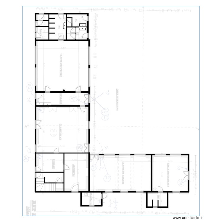 ANCIENNE ECOLE. Plan de 0 pièce et 0 m2