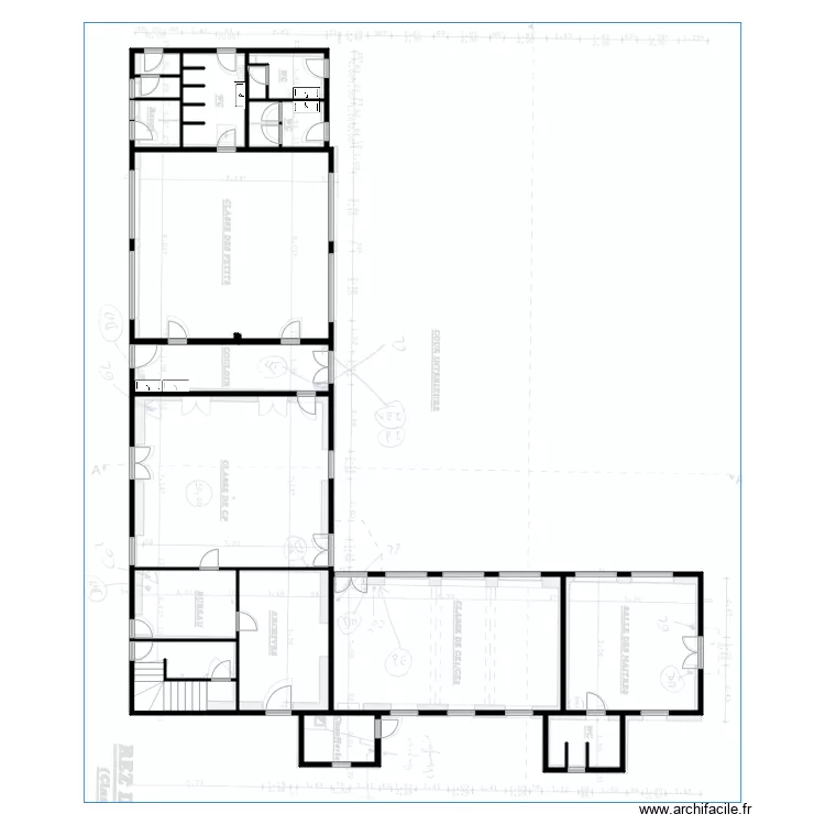 ANCIENNE ECOLE. Plan de ANCIENNE ECOLE. Plan de