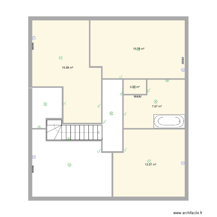pav B R1. Plan de 0 pièce et 0 m2