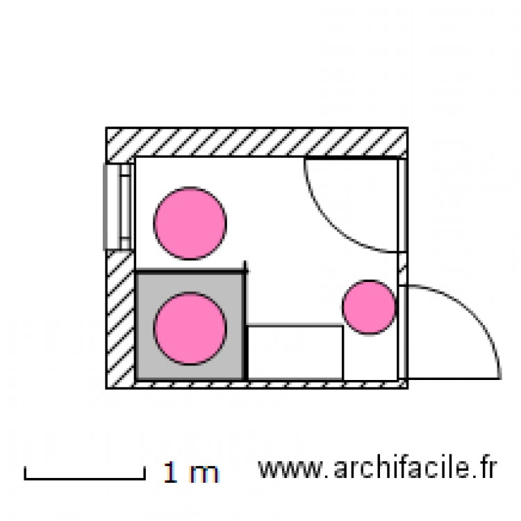 Plan salle de bain T3 14 Sept 2012. Plan de 0 pièce et 0 m2