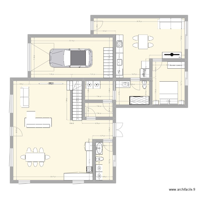 Maison Inter-Generation. Plan de 0 pièce et 0 m2