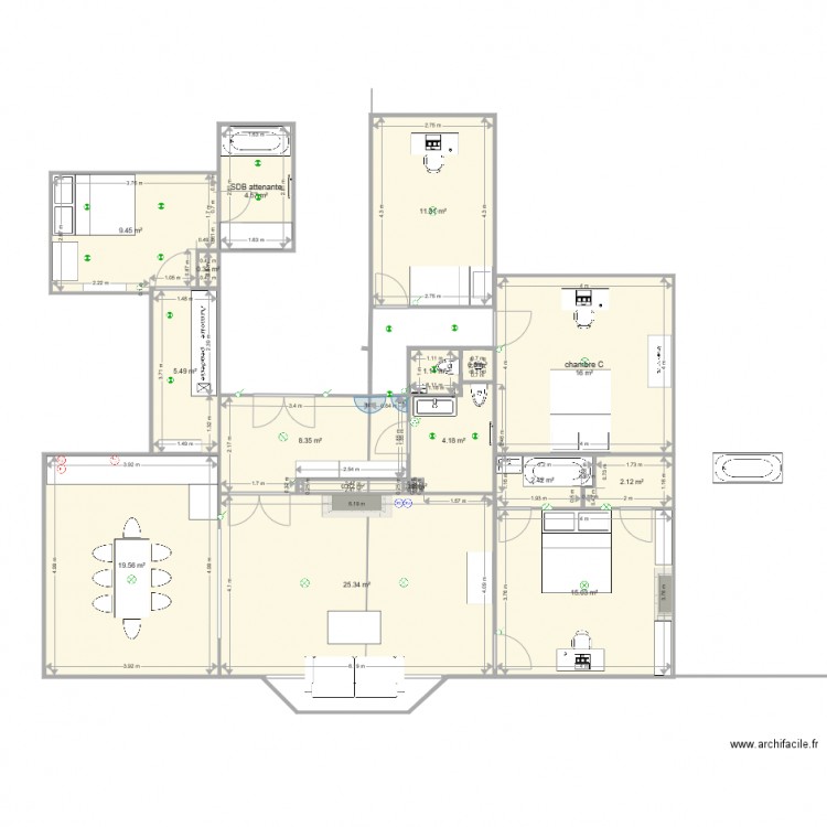 plan DL3. Plan de 0 pièce et 0 m2