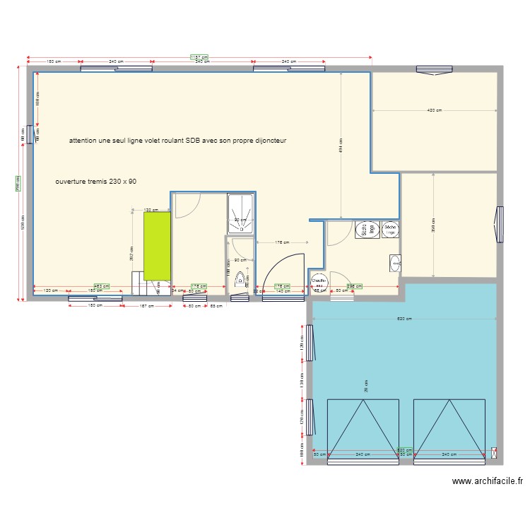 plan electrique maubert. Plan de 0 pièce et 0 m2