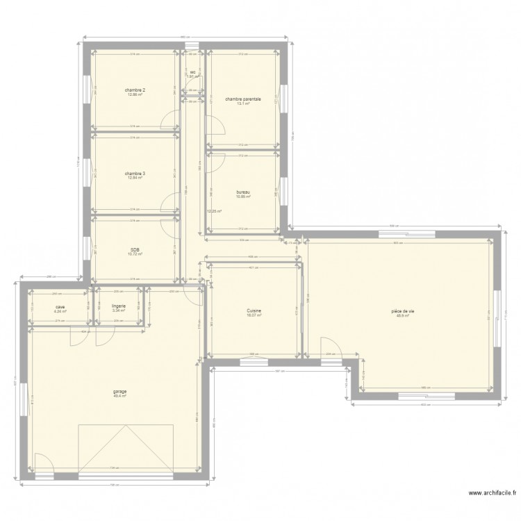 ledouble. Plan de 0 pièce et 0 m2