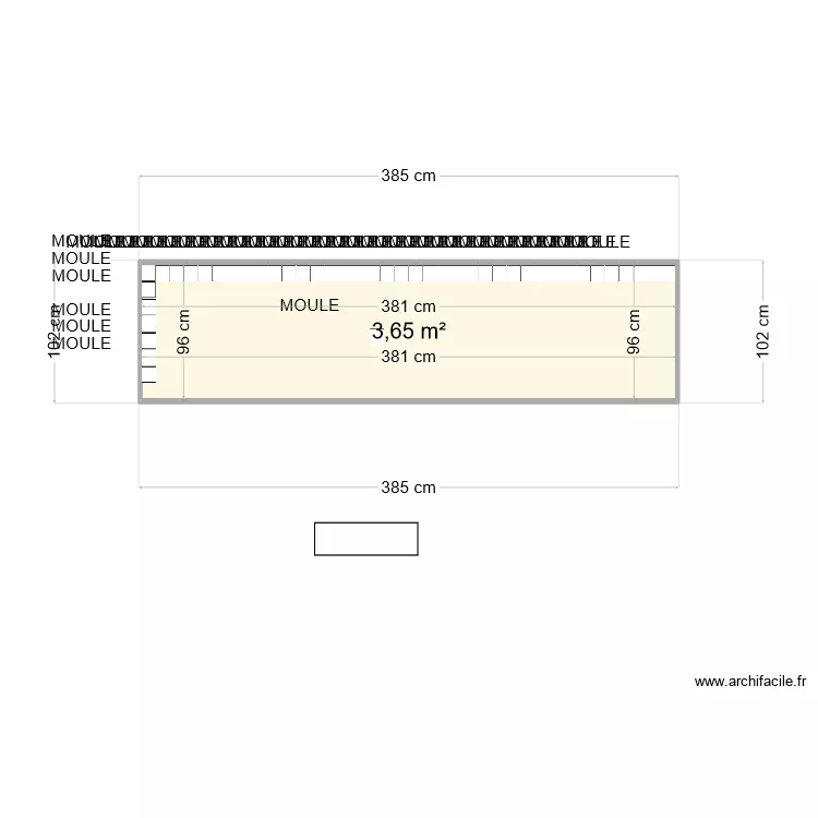 plan table pont l'&eacute;v&ecirc;que. Plan de 