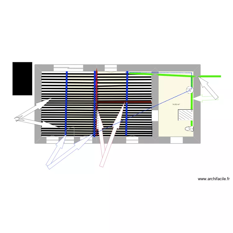 plan ma&ccedil;on. Plan de 