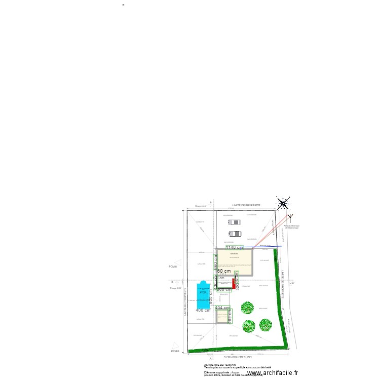 plan de masse après travaux 3. Plan de 0 pièce et 0 m2