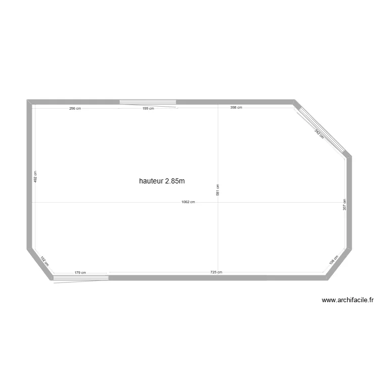 chambre maxime mariam. Plan de 