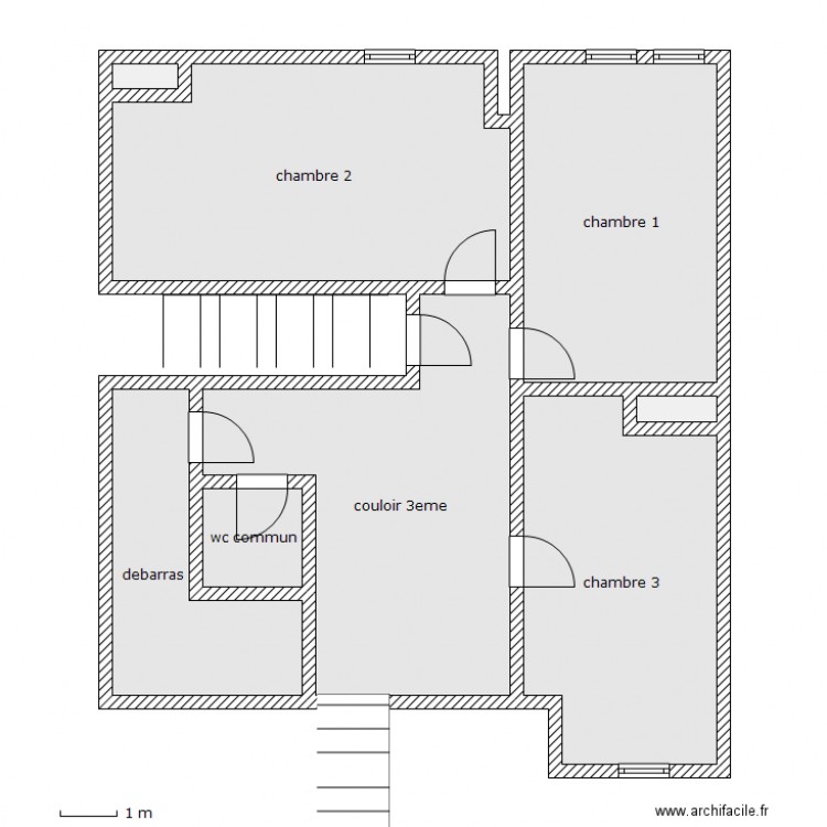 3eme comtes rethel jullien pc chambre. Plan de 0 pièce et 0 m2