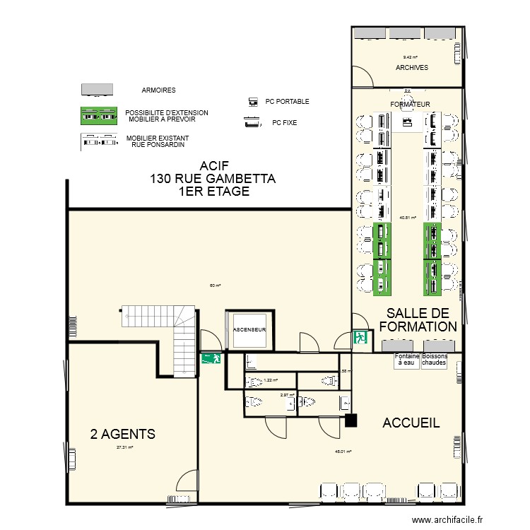 ACIF PROJET IMPLANTATION 4. Plan de 0 pièce et 0 m2