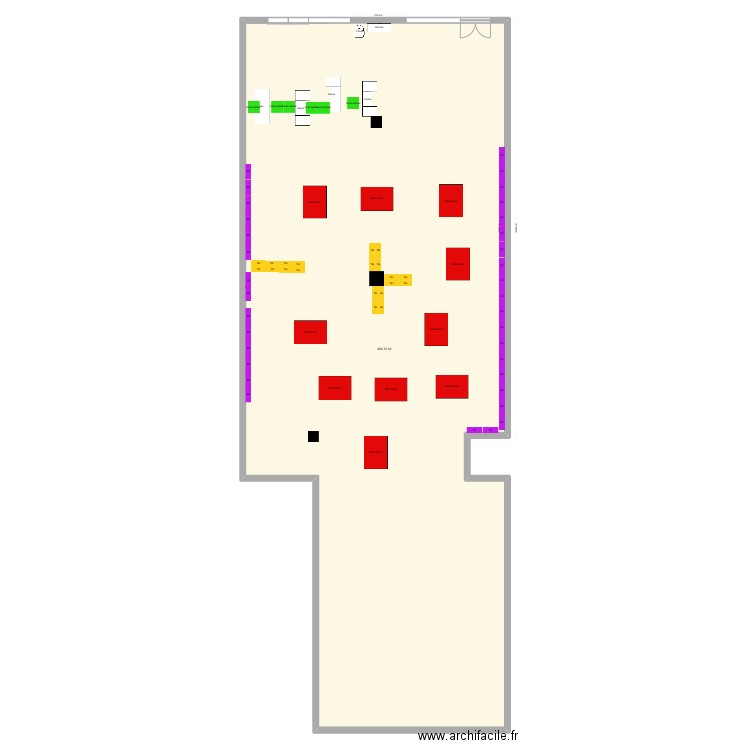 RDC HOUDA. Plan de 1 pièce et 404 m2