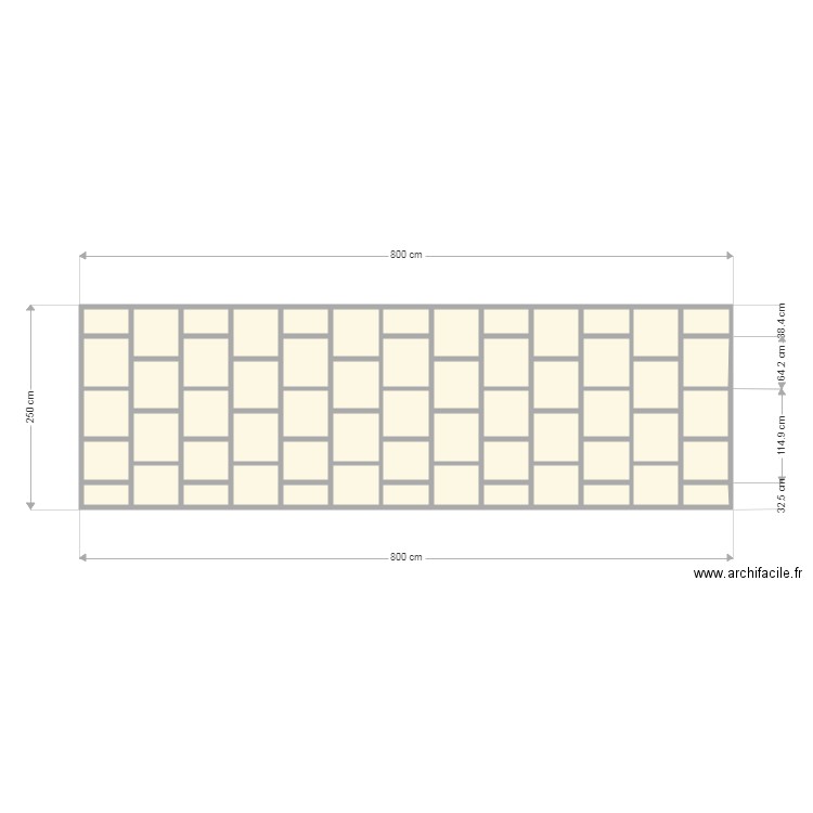 Mur abri bus fond. Plan de 0 pièce et 0 m2