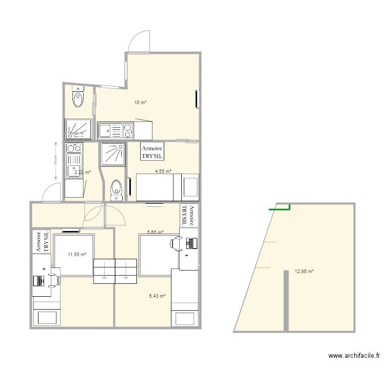 Dupont 21 v5 2. Plan de 0 pièce et 0 m2