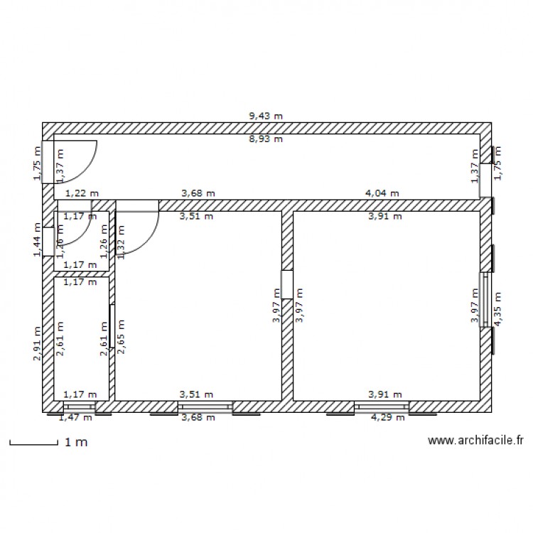 F1 RDC etienne clementel. Plan de 0 pièce et 0 m2