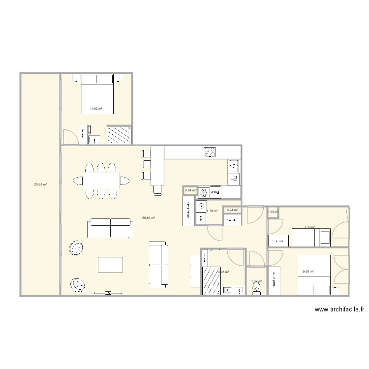 Pornichet V1. Plan de 0 pièce et 0 m2