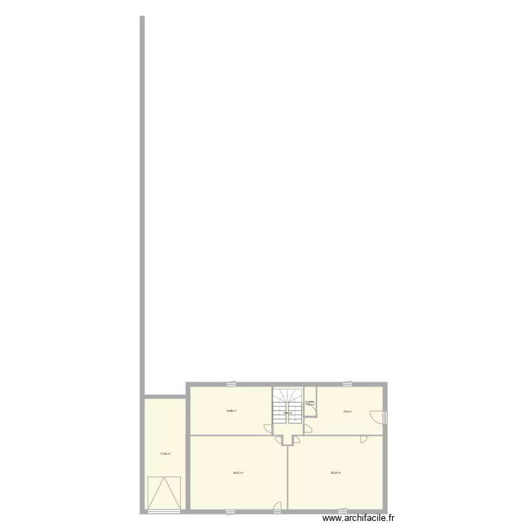 plan premier niveau maison. Plan de plan premier niveau maison. Plan de
