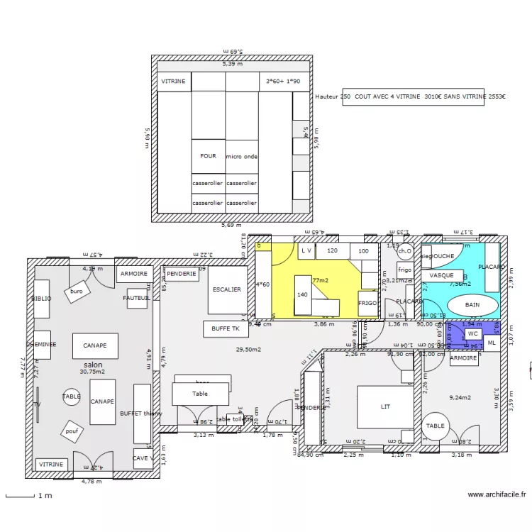 ST MITRE  CUISINE  NOUVELLE CUISINE. Plan de 