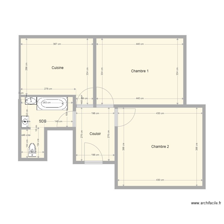 Appart Riedisheim cotes ok. Plan de 0 pièce et 0 m2