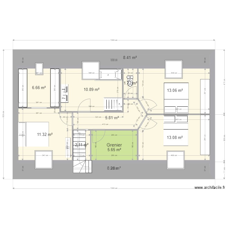 RDC maison. Plan de 0 pièce et 0 m2