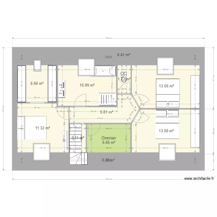 RDC maison. Plan de RDC maison. Plan de