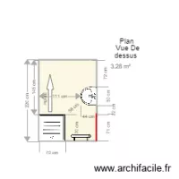 PLAN 1 Vue dessus PENTE