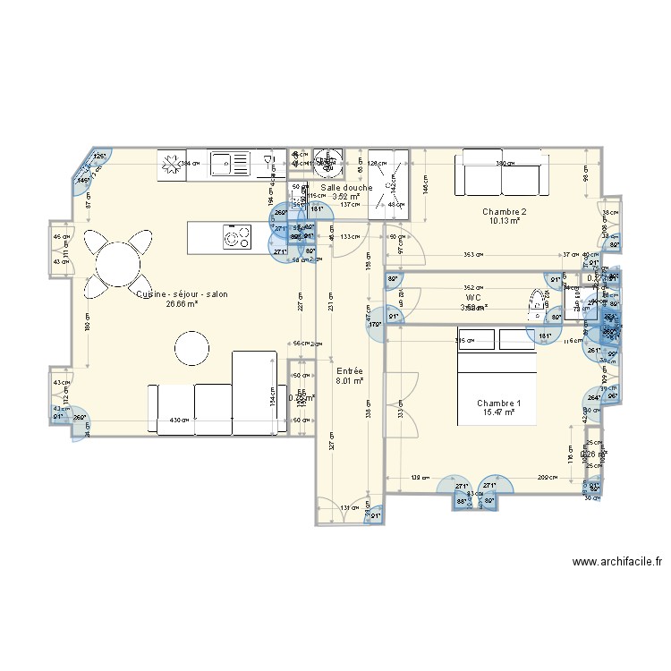 BLANCON 3. Plan de 0 pièce et 0 m2