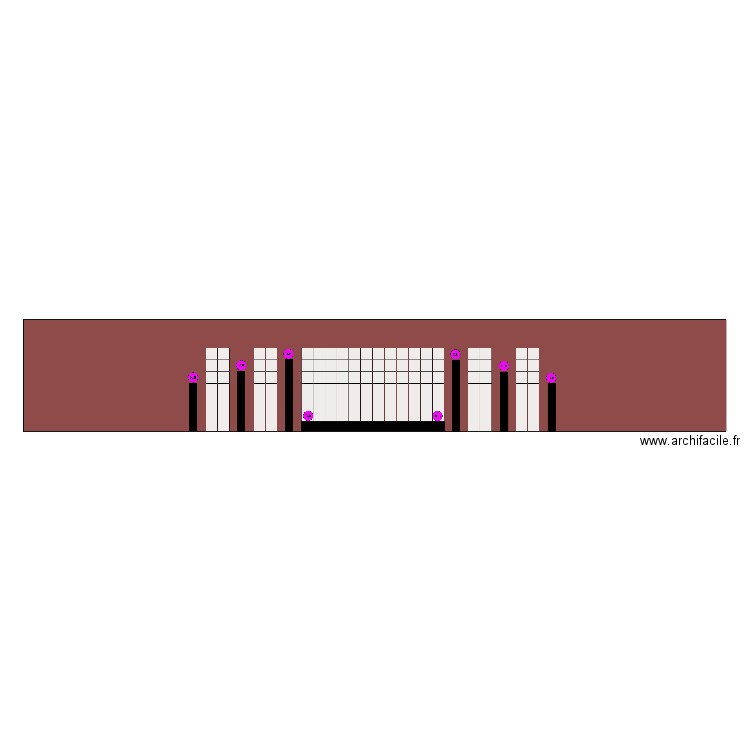 vue face Inter Vitalis. Plan de 0 pièce et 0 m2