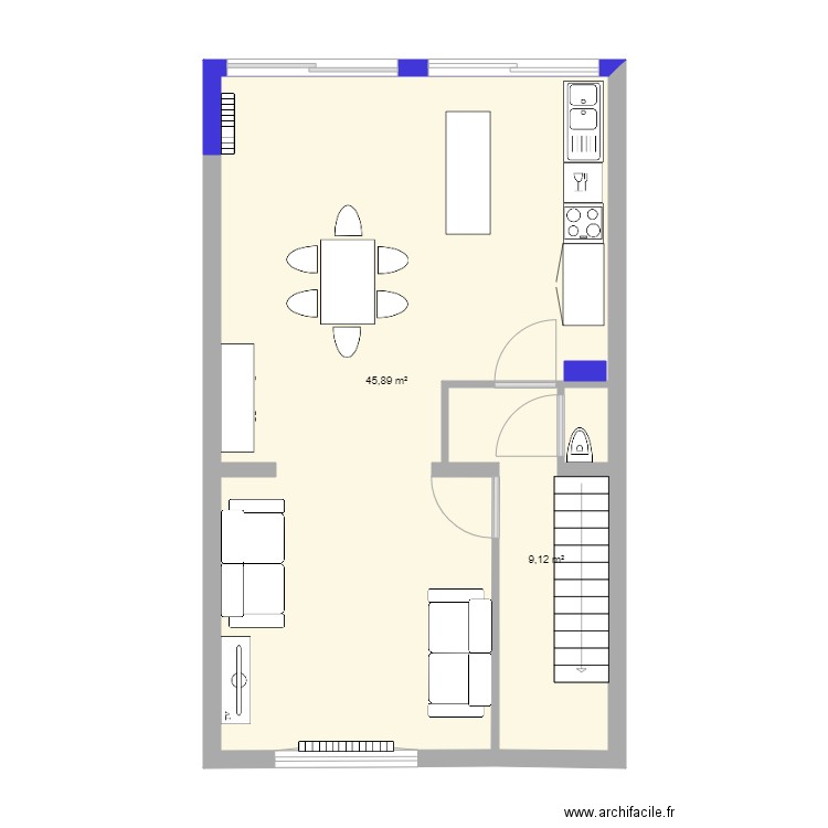 maison ok. Plan de 0 pièce et 0 m2
