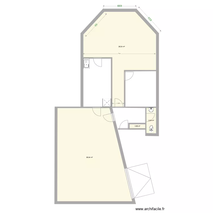 PLAN MAISON DUDOUYT. Plan de 