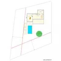 muscadelle RDC avec terrasse et piscine   terrain4