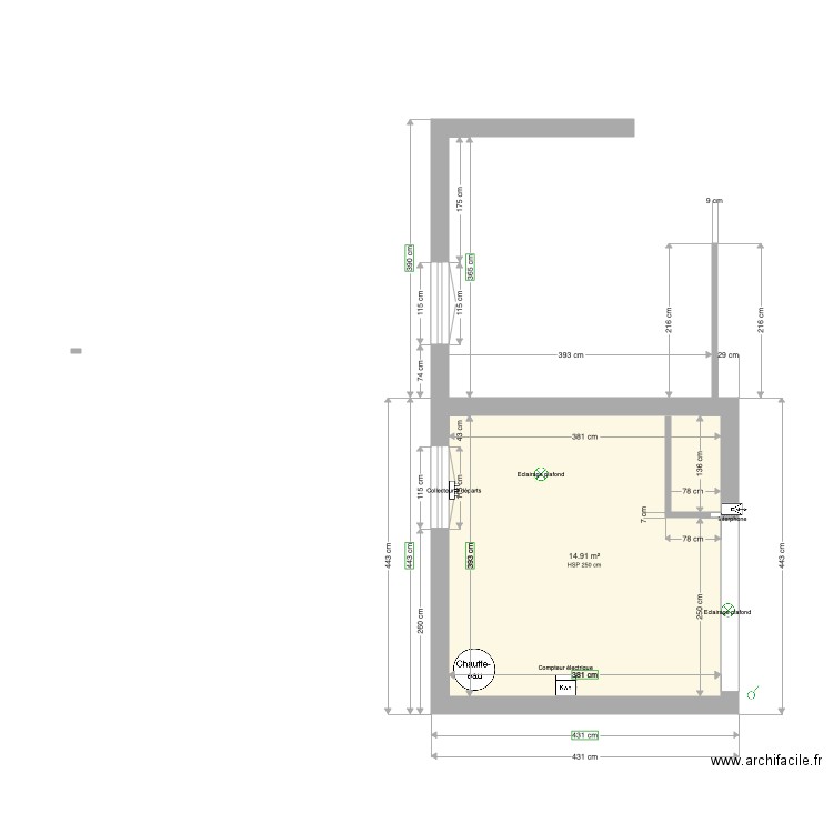 Cuisine Loisel. Plan de 0 pièce et 0 m2