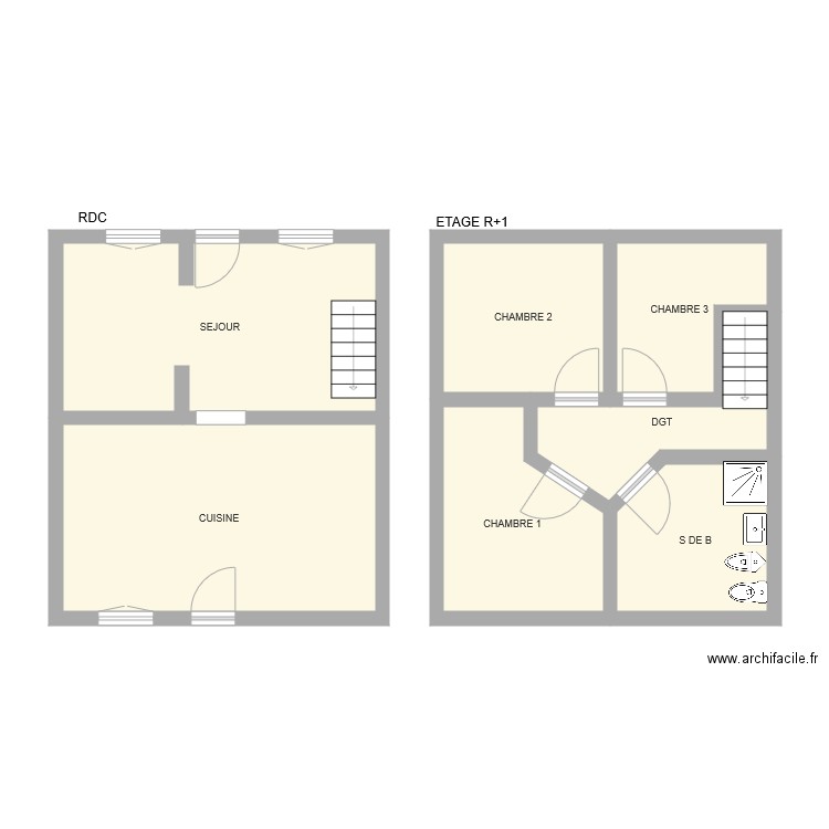 SOCIETE LABORDE. Plan de 0 pièce et 0 m2