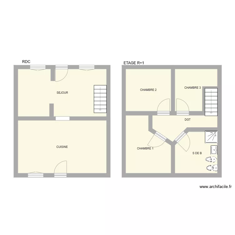 SOCIETE LABORDE. Plan de 