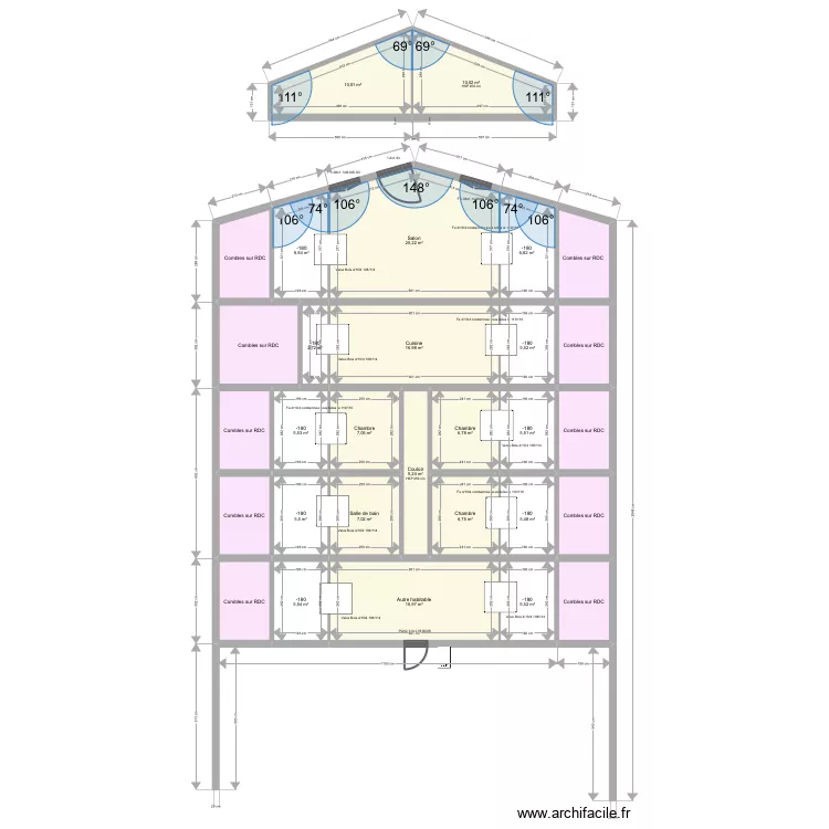 RINAUDO APPARTEMENT. Plan de 