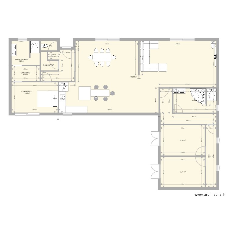 Mas Provençal. Plan de 0 pièce et 0 m2
