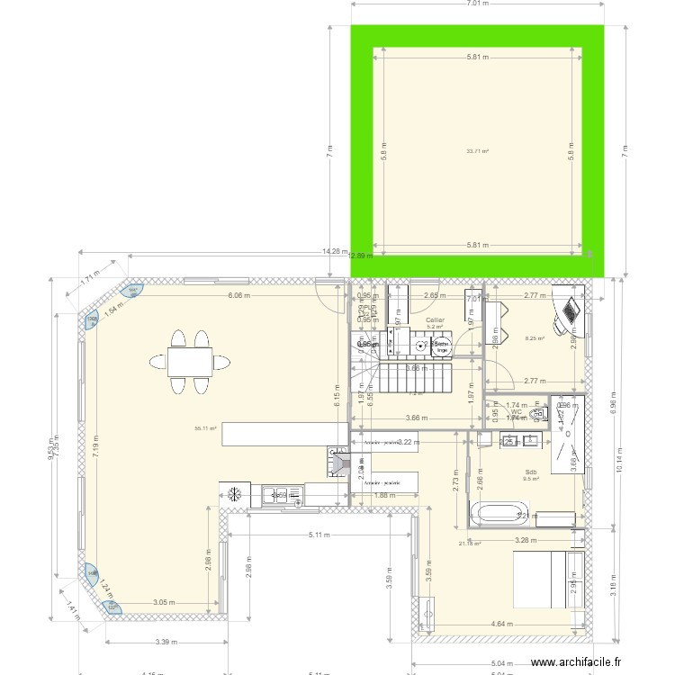 plan1. Plan de 0 pièce et 0 m2